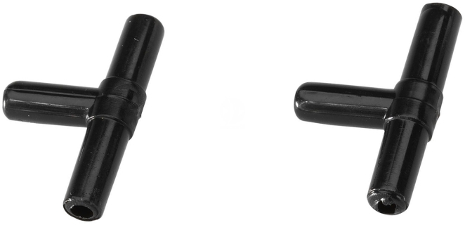 EBI Trójnik na wąż 6/4mm (2 sztuki) (223-103135) - Rozdzielacz powietrza z pompki napowietrzającej na dwa wyjścia