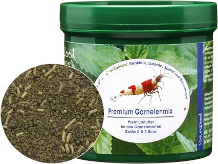 NATUREFOOD Premium Garnelenmix (34110) - Tonący pokarm dla wszystkich krewetek