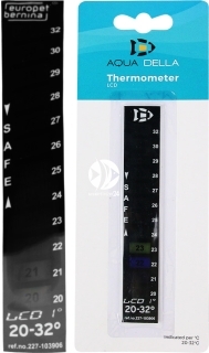 AQUA DELLA Termometr Naklejany LCD (227-103906) - Skala 20-32 stopni Celsjusza