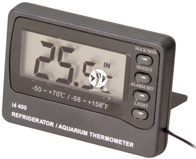 EBI Termometr Elektroniczny z Alarmem (227-103883) - Umożliwia programowanie temperatury minimalnej i maksymalnej
