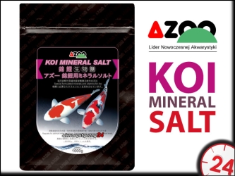 AZOO KOI MINERAL SALT 1kg (AZ28006) - Mieszanka mineralna do przygotowania optymalnych warunków dla karpi Koi