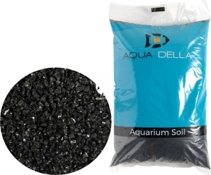 AQUA DELLA Gravel Black (257-447567) - Naturalne podłoże do akwarium, nie zmienia parametrów wody.