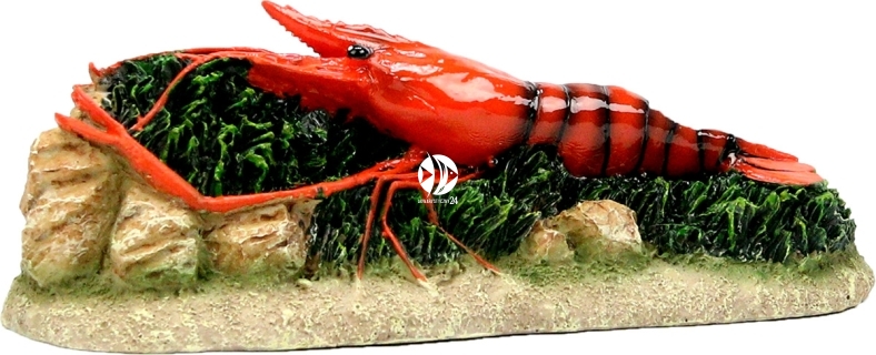 AQUA DELLA Shrimp Orange (234-418666) - Ozdoba przedstawiająca pomarańczową krewetkę do akwarium