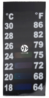 AQUA DELLA Termometr Naklejany Mini LCD (227-419120) - Idealne do nano akwariów i krewetkariów