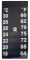 AQUA DELLA Termometr Naklejany Mini LCD (227-419120) - Idealne do nano akwariów i krewetkariów