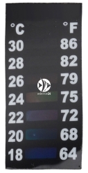 AQUA DELLA Termometr Naklejany Mini LCD (227-419120) - Idealne do nano akwariów i krewetkariów