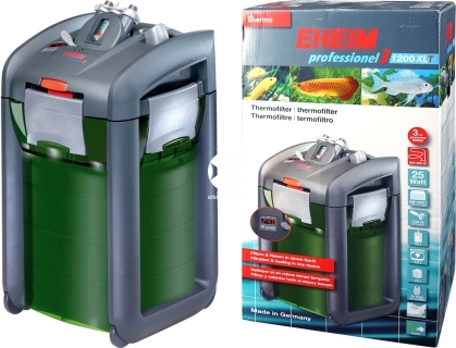 EHEIM Professionel 3 1200XLT (2180) + 12L AZOO Active Filter 4in1 - Filtr zewnętrzny z grzałką do akwarium maks. 1200l