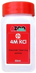 AZOO pH 4M KCL 50ml (AZ99016) - Roztwór do przechowywania elektrod pH