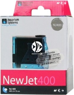 AQUARIUM SYSTEMS NewJet 400 (210531) - Pompa obiegowa do akwarium słodkowodnego, morskiego, terarium.