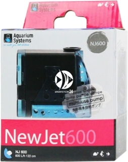 AQUARIUM SYSTEMS NewJet 600 (210532) - Pompa obiegowa do akwarium słodkowodnego, morskiego, terarium.