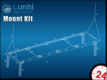 LUMINI MOUNT KIT (LUMMOKIT) - Stelaż do podwieszania oświetlenia Lumini
