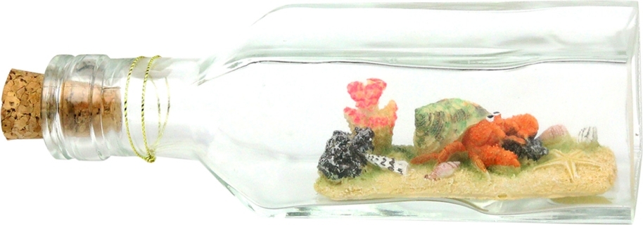 AQUA DELLA Drift Bottle 3 (234-425398) - Tonąca butelka, dekoracja do akwarium