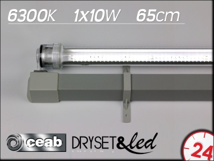 CEAB Dryset&Led 6300K 1x10W 65cm (DLD60) - Zestaw oświetleniowy LED do obudowy/zabudowy