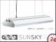 CEAB SunSky T5 4x39W+1x8W 100cm - Belka oświetleniowa z oświetleniem nocnym do akwarium morskiego i słodkowodnego.