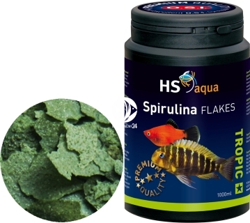 O.S.I. Spirulina Flakes (0030162) - Pływająco tonący pokarm (spirulina) w płatkach