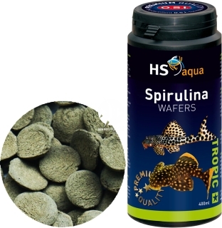 O.S.I. Spirulina Wafers (0030190) - Wolno tonący pokarm (spirulina) dla glonojadów, sumików, itp