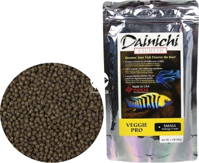 DAINICHI Cichlid Veggie Pro (12101) - Pokarm super premium dla pielęgnic roślinożernych