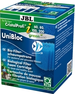 CristalProfi i Unibloc (60928) - Wkład usuwający zabrudzenia mechaniczne do filtrów akwarystycznych JBL i60 i80 i100 i200.
