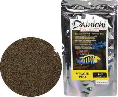 DAINICHI Cichlid Veggie Pro (12101) - Pokarm super premium dla pielęgnic roślinożernych