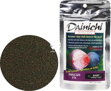 DAINICHI Discus FX (100g) Baby (14201) - Pokarm super premium dla dyskowców czerwonych i niebieskich