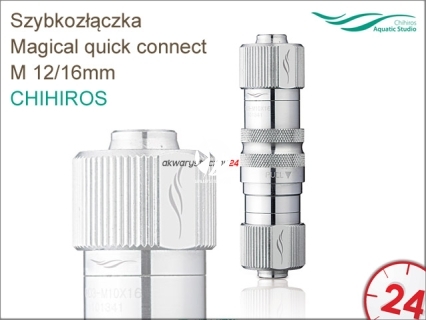 CHIHIROS Magical Quick Connect M 12/16mm (329-81001) - Szybkozłączka do natychmiastowego rozłączania węży