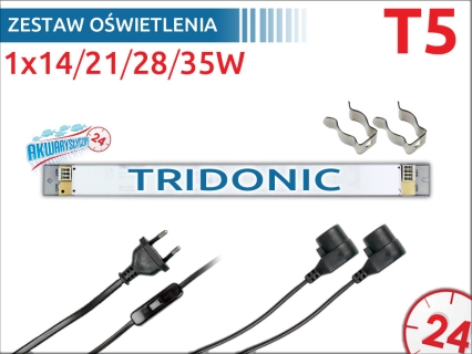 Zestaw oświetlenia 1x14W/21W/28W/35W na świetlówki (59cm/74cm)