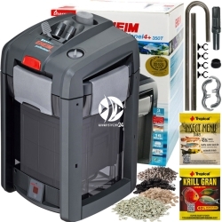 EHEIM Professionel 4+ 350T (2373) (2373020) - Filtr zewnętrzny z grzałką do akwarium 180-350l