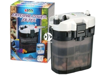 AZOO External Power Filter (AZ95035) - Filtr kubełkowy z możliwością podwieszenia na szybie akwarium.
