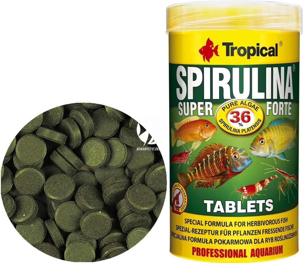 Tropical Spirulina Super Forte Tablets 50g Rozwazany Akwarystyczny24 Pl