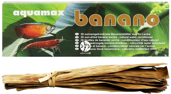 AQUAMAX Banano (034) - Suszone liście bananowca, 30 sztuk