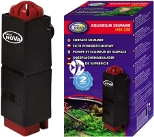 AQUA NOVA Aquarium Skimmer NSK-200 (NSK-200) - Filtr powierzchniowy do akwarium