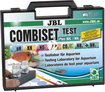 JBL Test Combi Set + NH4 (24090) - Walizka do testowania pH, Kh, NH4, NO2, NO3
