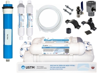 USTM Filtr Osmotyczny (RO 3) - Trzystopniowy filtr osmotyczny do zmiękczania wody w akwarium