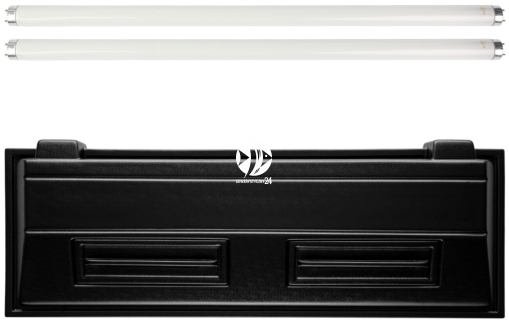 DIVERSA Pokrywa Selecto T8 120x40cm (2x30W) (118061) - Obudowa do akwarium z dwoma świetlówkami T8 z tworzywa sztucznego