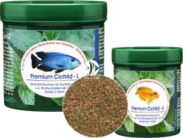 NATUREFOOD Premium Cichlid (37110) - Wolno tonący pokarm dla afrykańskich pielęgnic wszystkożernych i mięsożernych.