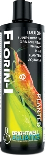 BRIGHTWELL AQUATICS Florin-I (FNI125) - Suplement jodu wspierający proces linienia i zrzucania egzoszkieletu przez krewetki żyjące w akwariach roślinnych