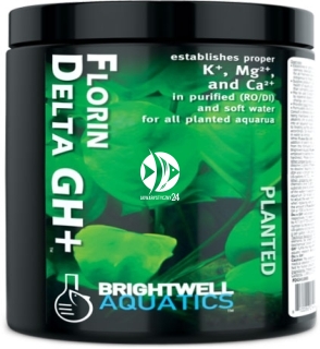 BRIGHTWELL AQUATICS Florin Delta GH+ (FDGH250) - Mineralizator ustanawiający prawidłowe stężenia K+, Mg2+ i Ca2+ do wszystkich akwariów roślinnych.