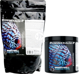 BRIGHTWELL AQUATICS Remineraliz-P (RMNP1000) - Kompleks minerałów do wody miękkiej lud dejonizowanej do akwarium słodkowodnego.