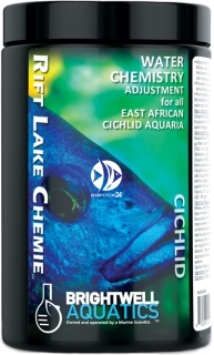 BRIGHTWELL AQUATICS Rift Lake Chemie (RLCM500) - Preparat regulujący strukturę chemiczną wody do akwariów z pielęgnicami wschodnioafrykańskimi.