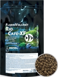 BRIGHTWELL AQUATICS FlorinVolcanit Rio Cafe-XF 2,4l (FVCX5) - Brązowe, bardzo drobnoziarniste (ok. 1 mm) podłoże bazowe z wypalanego popiołu wulkanicznego.