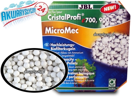 JBL MICROMEC e1500/e1501/e1901 - Białe kule do intensywnej biologicznej filtracji i rozkładu związków azotowych.