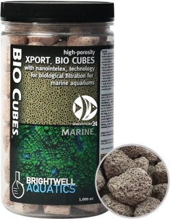 BRIGHTWELL AQUATICS Xport BIO Cubes (XPCubeBIO1000) - Ultraporowate biologiczne medium filtracyjne w kształcie kostek o doskonałej wydajności