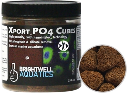 BRIGHTWELL AQUATICS Xport PO4 Cubes (XPCubeP250) - Ultraaktywne, wysokowydajne medium o zdolności adsorpcji fosforanów (PO4)