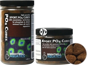 BRIGHTWELL AQUATICS Xport PO4 Cubes (XPCubeP250) - Ultraaktywne, wysokowydajne medium o zdolności adsorpcji fosforanów (PO4)