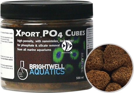 BRIGHTWELL AQUATICS Xport PO4 Cubes (XPCubeP250) - Ultraaktywne, wysokowydajne medium o zdolności adsorpcji fosforanów (PO4)