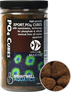 BRIGHTWELL AQUATICS Xport PO4 Cubes (XPCubeP250) - Ultraaktywne, wysokowydajne medium o zdolności adsorpcji fosforanów (PO4)