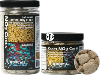 BRIGHTWELL AQUATICS Xport NO3 Cubes (XPCubeN1000) - Ultraporowate, biologiczne medium filtracyjne w kształcie kostek wzbogacone o siarkę elementarną.