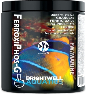 BRIGHTWELL AQUATICS FerroxiPhos-G 300g (FOXG300) - Tlenek żelaza (III) w formie granulatu do regulacji stężenia fosforanów we wszystkich akwariach