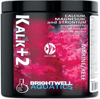 BRIGHTWELL AQUATICS Kalk+2 (KALK100) - Suplement wapnia, magnezu i strontu dla wszystkich akwariów morskich z obsadą rybną i akwariów rafowych.