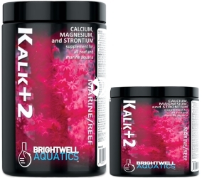 BRIGHTWELL AQUATICS Kalk+2 (KALK225) - Suplement wapnia, magnezu i strontu dla wszystkich akwariów morskich z obsadą rybną i akwariów rafowych.